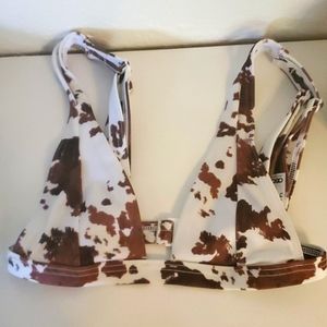 ASOS bikini cow print